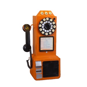 Telefono <span class=keywords><strong>Vintage</strong></span> in Ferro Battuto Artigianale Stile Shabby Chic, Modello Orizzontale Usato <span class=keywords><strong>per</strong></span> Fotografia e Decorazione <span class=keywords><strong>Casa</strong></span> - Product Image 4