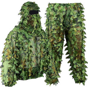 Combinaison de chasse d'hiver professionnelle avec motif de feuilles 3D, veste et pantalon de chasse pour hommes, pour la forêt et la montagne - Product Image 1