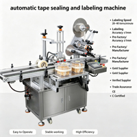 Équipement d'emballage automatique RICIO avec servomoteur électrique pour bouteilles et boîtes plates, avec fonction d'étiquetage supérieur