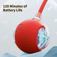 Boule intelligente interactive de nouvelle conception de Offre Spéciale avec des accessoires de queue roulant sur le tapis jouets intelligents de chat roulants indestructibles rapides