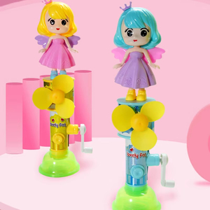 Tengrui Nouveau Jouet Bonbon Dessin Animé Ventilateur <span class=keywords><strong>Princesse</strong></span> pour Enfants - Chewing-gum & Bonbons Durs Cadeau Promotionnel en Plastique Unisexe - Product Image 1