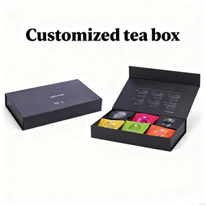 מפעל מודפס מותאם אישית ידידותי לסביבה מודפס נייר חימום מגנט ערכת תה ערכת אריזה מתנה - Product Image 2