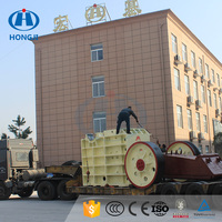 Trituradora de Mandíbulas de Doble Rodillo 220*350 con PLC y Motor AC de Alta Eficiencia, Equipo de Minería con Capacidad de 15-650 TPH, Origen China