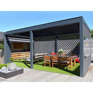 French Vente en gros de kits Pergola-aluminium 3x4 préfabriqués de grande qualité avec véranda extérieure et patio Fournisseurs - Product Image 3