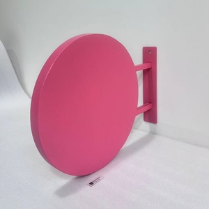 Custom Hanging Business <b>Sign</b> for Outdoor <b>Wall</b> Mount Stainless Steel Round <b>Sign</b> Boards Blade <b>Sign</b> Storefront Advertising Display - Product Image 6