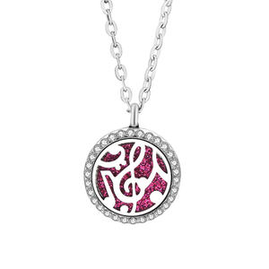 Custom Stainless Steel Clasp Pendant Jewelry <b>Essential</b> <b>Oil</b> <b>Diffuser</b> Locket Necklace for Women - Product Image 4