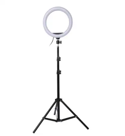 10inch Photography LED Selfie Ring Light 26cm Dimmable Camera Phone Ring Lamp With Stand Tripods For Makeup Video Live Studio