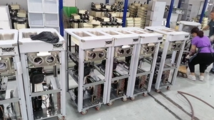 Thương Mại 220V/110V Đứng Miễn Phí Gelato Máy Với 3 Hương Vị Mềm <span class=keywords><strong>Ice</strong></span> <span class=keywords><strong>Cream</strong></span> <span class=keywords><strong>Maker</strong></span> Cho Trái Cây Sữa Nước Các Loại Hạt Cho Nhà Máy Bột - Product Image 5