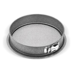 แม่พิมพ์เค้กเหล็กเคลือบสารกันติดพร้อมสายรัดสปริงฟอร์ม (26 ซม.) BAKEWARE PETRAVERA สีเทา AP000050 - Product Image 1