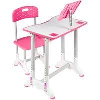 Table d'étude ergonomique chaise ensemble école étudiant maison bureau rose clair enfants filles bureau enfants hauteur réglable pour enfant