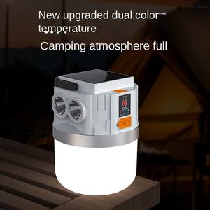 Multifunctional <b>Solar</b> Camping <b>Lamp</b> Rechargeable Portable Ultra-Long Emergency LED IP44 Waterproof Dimmable 2-Year Warranty for - Product Image 3