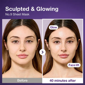 OEM No.9 Feuille Masque NAD + BIO Lifting Masque Complet Améliore Jawline Jowls Rides Cou Ridules Peptides Collagène Fermeté de La Peau - Product Image 2