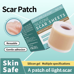 Gel cicatrisant au silicone pour cicatrices transfrontalières, crème cicatrisante pour peaux foncées en rouleau, ruban adhésif invisible et imperméable, patch de soin découpable - Product Image 3