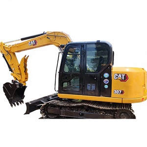 Mini-excavatrice CAT 307 avec godet de terrassement d'une capacité de 0,12 m³, poids opérationnel de 3 tonnes, équipement d'occasion - Product Image 1