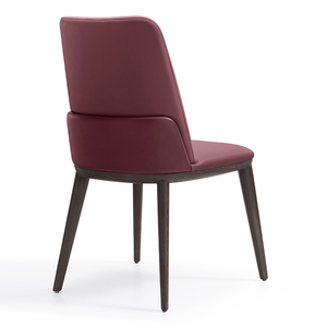 ยอดนิยมที่ทันสมัยขาโลหะสีดําโรงแรมหรูหราหนังหุ้มห้องรับประทานอาหารเก้าอี้รับประทานอาหาร - Product Image 6