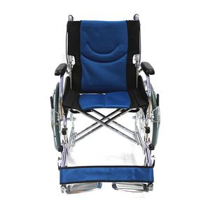 Fauteuil roulant manuel pliable personnalisable, ultra-léger, avec cadre en acier carbone, à propulsion manuelle, pour les personnes âgées et les personnes handicapées - Product Image 4