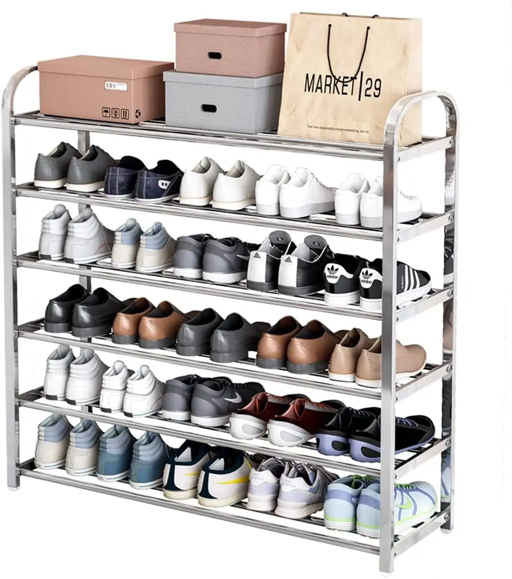 Buy Wholesale China 2022 Modern Metal Shoe Racks Multi-layer Storage For  Home Stainless Steel Stand Organizer Shoe Rack & Modern Metal Shoe Racks at  USD 3.98