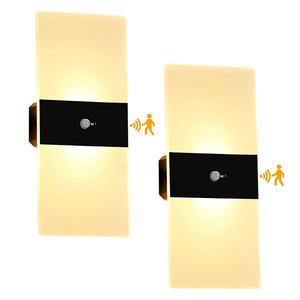 Trong nhà từ Gắn USB có thể sạc lại cảm ứng hoặc PIR cảm biến chuyển động ánh sáng ban đêm trang trí LED Đèn tường cạnh giường ngủ PS Modem - Product Image 1
