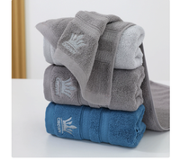 Toalla 100% Algodón Tejida de Color Sólido, Gruesa, Absorbente, Suave, Ecológica, Ideal para Regalos de Supermercado, Beneficios para Empleados