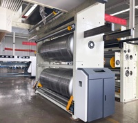 Línea de producción automática de cartón corrugado de alta velocidad de 5 capas que hace la máquina