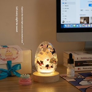 Atmosphere Healing Gift Set Scented <b>Candle</b> With Warm LED Night Light For Indoor Home Decoration Souvenir Business Gift - Product Image 6