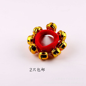Colorful Bell Bracelets For Kids Dance Performance Accessories Zinc Alloy DIY Jewelry Supplies Yiwu Origin - Product Image 4