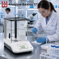 Balance analytique 220g, précision 0,1mg, écran tactile, RS232 USB, calibration externe pour la recherche en laboratoire et le contrôle qualité (pesage)