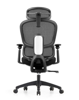 Promotion bureau debout rembourré de luxe Hbada ergonomique nouveau design chaise de bureau de mobilier moderne
