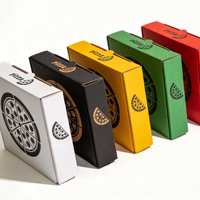 Boîte à pizza personnalisée et conception d'emballage sur mesure avec boîte en papier kraft