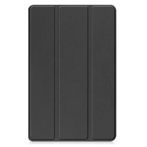 Оптовая продажа: Чехол-подставка из натуральной кожи для Samsung Galaxy Tab A11+ с функцией автоматического включения/выключения экрана, чистый цвет, 3 сложения - Product Image 2