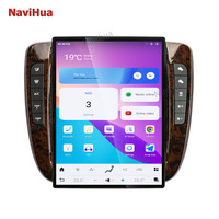 NaviHua 13.8 "desain baru Android Radio mobil navigasi GPS Multimedia Audio Carplay untuk GMC-Yukon Chevy Suburban Tahoe 2007-2013