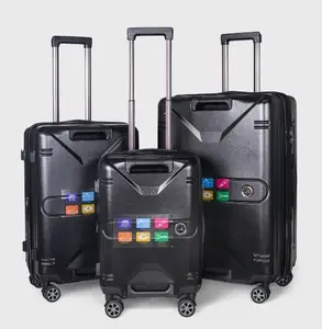 New design hard shell trolley luggage strong suitcase travelling bags luggage