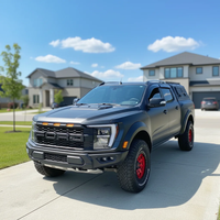 Couvre-caisse rigide pour Mitsubishi Navara et Ford F-150, ajustement universel, en alliage d'aluminium, étanche, verrouillable, installation sans perçage