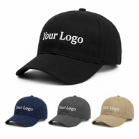 Gorras de Béisbol de Alta Calidad, 6 Paneles, Sarga de Algodón, Visera Precurvada, Logotipo Personalizado Bordado, Unisex, Fabricante OEM, Venta al Por Mayor