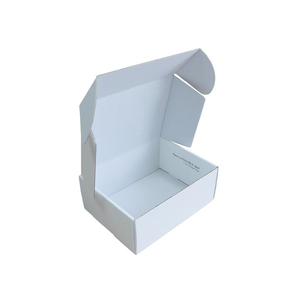 Nhà Máy Bán buôn biểu tượng tùy chỉnh Trắng bưu phẩm hộp giấy - Product Image 1