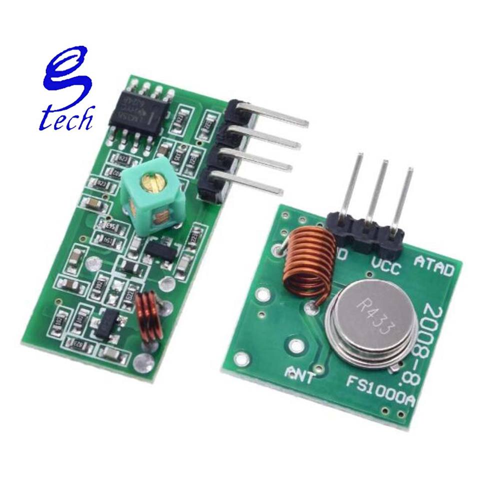 433mhz Rdc 433MHZ Wireless Transmitter Receiver Kit - Original & Affordable