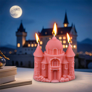 Molde de silicona 3D DIY para velas con forma de <span class=keywords><strong>casa</strong></span> de árbol de elfos, <span class=keywords><strong>casa</strong></span> de chimenea de <span class=keywords><strong>castillo</strong></span> divertida, <span class=keywords><strong>casa</strong></span> cubo mágico, para resina, hormigón y yeso - Product Image 4