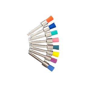 <span class=keywords><strong>Kit</strong></span> lucidatrice monouso a testa piatta colorata fornisce spazzola per lucidare dentale - Product Image 1