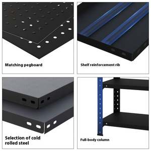 Rayonnage en acier Étagère réglable en métal sans boulon Utilisation de stockage de palettes Rayonnage en métal Supports et étagères empilables - Product Image 3