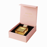 Boîte d'emballage haut de gamme pour échantillons de parfum avec pelliculage mat, matériaux recyclés, logo personnalisé pour un usage cadeau de marque de luxe