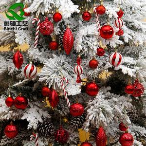 Ornements de Noël en PVC inspirés des bonbons, décorations festives à suspendre aux fenêtres et pendentifs, boules pour sapin de Noël - Product Image 2