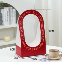 Boîte cadeau en carton personnalisée pour la Saint-Valentin, la fête des mères, bouquet DIY recyclable
