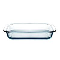 Service de table en verre borosilicate IKOO, écologique, certifié, 4 pièces, compatible four et micro-ondes, épaisseur 4-6 mm