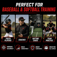 Autocollants de retour de contact pour l'entraînement au frappeur de baseball et softball, pour le manche de la batte