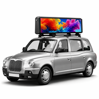 Écran LED double face étanche IP65 de qualité supérieure P5 pour publicité sur toit de taxi et promotion de véhicules