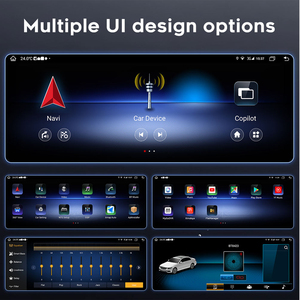 NaviHua Nouveau autoradio Android à double écran, multimédia, Carplay, autoradio stéréo GPS DSP pour les séries Benz C GLC A CLA GLA GLK CLS E Class - Product Image 6