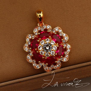 Colgante de Plata 925 con Incrustaciones de Cristal y Diamantes de Imitación, Serie Vintage Alloy Counterattack - Product Image 3