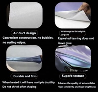 Film de protection pour voiture en vinyle PVC imperméable vert agate brillant qui protège la peinture d'origine, matériau PET pour l'enveloppement de la carrosserie