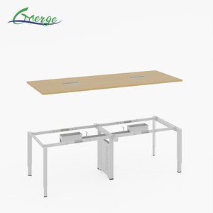 Modern Hoogwaardig Uitschuifbaar Minimalistisch Design Houten Conferentiebureau Nieuw Model Kantoor Vergadertafel Voor <span class=keywords><strong>4</strong></span> 6 Personen - Product Image 3
