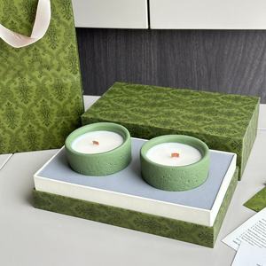 Bougie parfumée à la cire de soja, style romantique français, pour exposition artistique et fête - Product Image 5